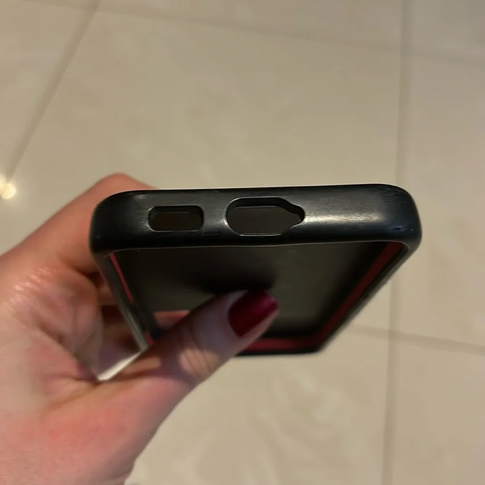 Two Samsung S22 Cases Casetify and Otterbox Black in color